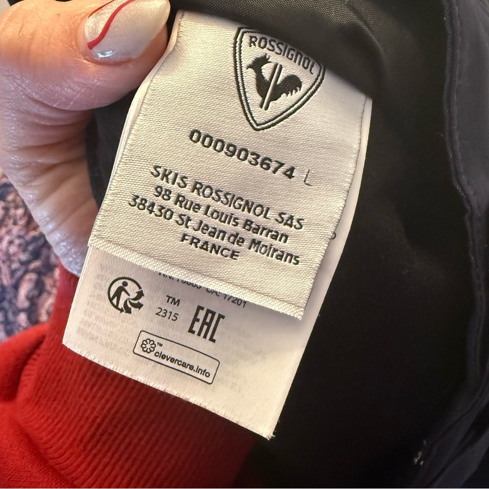 ROSSIGNOL • Womens navy ski snowboard pants - Large - Picture 7 of 8